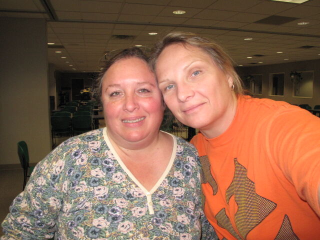 Janet Franks and Mary Robbins